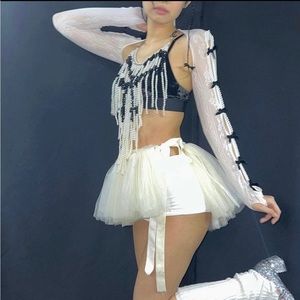 SOLD DONT BUY NoDress Bow Cropped Bolero Cardigan